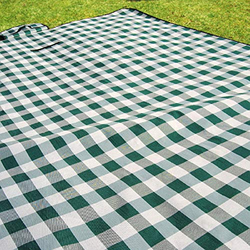 Große wasserdichte Picknickdecke, 300 x 300 cm, tragbar, waschbar und perfekt für Outdoor-Aktivitäten
