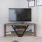 Hanah Home Support TV, mélamine, Noyer Noir, Taille Unique