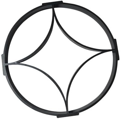 FewNvWa Moulage de Ciment pour Les Sentiers de Marche Du Bricolage, Les Pavés pour Les Cours, Rond
