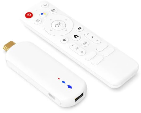 Sxhlseller TV Stick 4K, Reproductor Multimedia de Transmisión Inteligente, WiFi 2,4G 5G, TV Box Portátil con Control de Voz, HDMI Digital Stick para Viajes en Casa