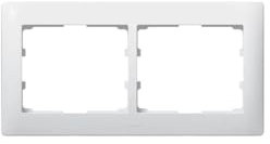 Legrand Cadre double horizontale en saillie Galea, blanc, 771002