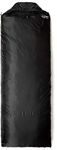 Snugpak Jungle Bag, Schlafsack mit Reißverschluss auf der linken Seite, Herren, 92266, Schwarz, Reißverschluss Links