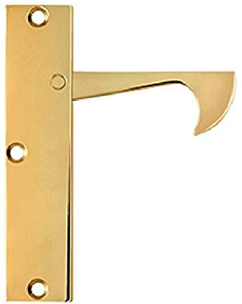 Deltana EPT425CR003 4 1/2-Inch Solid Brass Thin Edge Pulls