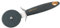 Fackelmann Rotella tagliapizza Ø6,5cm Collection in Nylon Alto Spessore, Manico Soft Touch (Colore: Nero/Arancione), quantità: 1 Pezzo