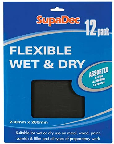 SupaDec Flexible Wet & Dry Paper Assorted