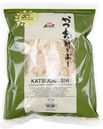 WADAKYU Katsuobushi Bonito Flocken – Aus 100 Prozent getrocknetem und geräuchertem Bonito Thunfisch – Ideal für die japanische Küche – 1 x 500 g