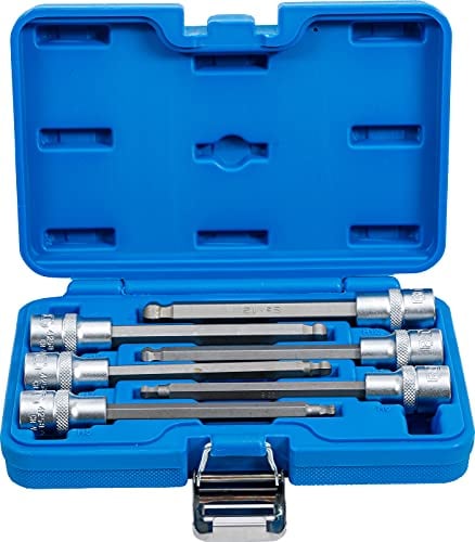 BGS 4258 | Jeu de douilles à embouts | 12,5 mm (1/2) | six pans intérieurs avec tête sphérique 5 - 12 mm | 6 pièces