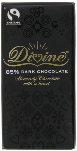 Divine Fairtrade 85% Dark Chocolate 100 g (Pack of 5)