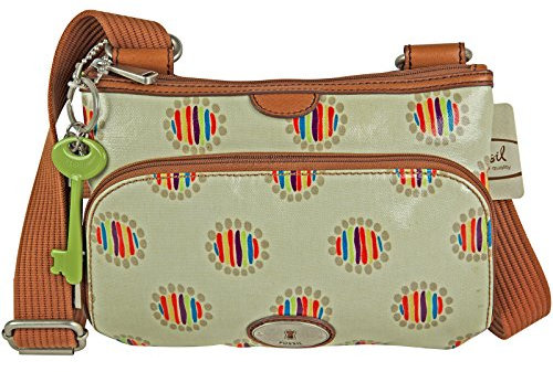 FOSSIL Handtasche KEY-PER TOP ZIP Schultertasche Umhängetasche Dot