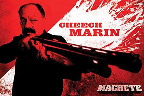 empireposter Machete - Cheech Marin - Filmposter Kino Movie - Grösse 91,5x61 cm + 1 Packung tesa Powerstrips® - Inhalt 20 Stück