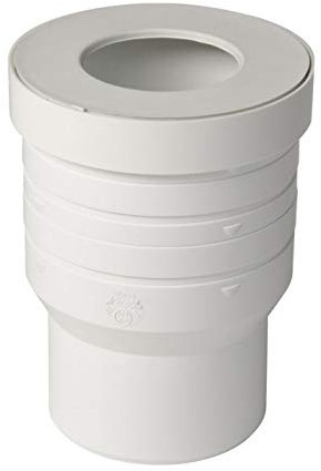 manchette pvc avec joint - pour wc - diamètre 100 mm - nicoll