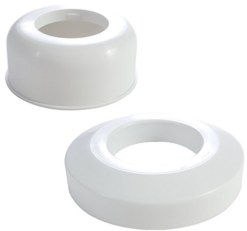 Siphon Rosette Wandrosette Kunststoff Dusche Bad Küche Spüle Ablauf Sifon Ø 40 mm 10 Stk.