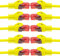 BIGtec - 10 Stück - 0,75m Gigabit Netzwerkkabel Patchkabel Ethernet LAN DSL Patch Kabel gelb (2x RJ-45 Anschluß, CAT.5e, kompatibel zu CAT.6 CAT.6a CAT.7) 0,75 Meter
