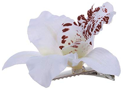 Ogquaton Neue Braut Hochzeit Orchidee Blume Haarspange Haarspange Frauen mädchen zubehör 1 stück weiß langlebig und nützlich