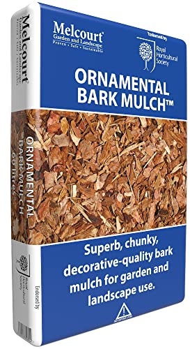 Melcourt Ornamental Decorative Premium Bark Mulch, 60 Litres