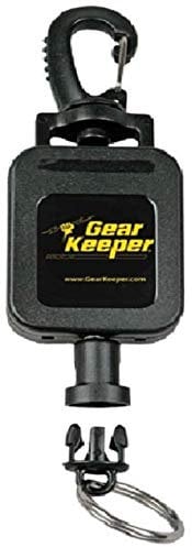Gear Keeper General Gear Retractor – Einziehbarer Schlüsselanhänger & Badge Clip mit Spaltring & schwenkbarer Schnapp-Clip-Halterung – ideale Angel-, Jagd- und taktische Ausrüstung – 91,4 cm