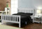 Small Double Bed In White 4Ft Solid Wooden Pinewood Bed Frame For Adults Kids, Teenagers