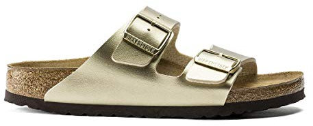 BIRKENSTOCK, Slides Unisex-Adulto, gold, 38 EU
