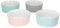 MamboCat 4er Set Muffin Förmchen Lotti rosa grau blau grün 200 ml I Mini Backform Keramik rund I Creme Brulee Schälchen Set I kleine Dessertschalen I Souffleeförmchen backofenfest Ø 11,5 cm