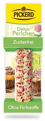 Zuckerfreie Dekor-Perlchen 1x 33 g