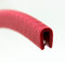 KS1-2RR Kantenschutzprofil von SMI-Kantenschutzprofi - PVC Gummi Klemmprofil - Klemmbereich 1-2 mm - Stahleinlage - Kantenschutz - Rubin-Rot - einfache Montage, selbstklemmend ohne Kleber (3 m)