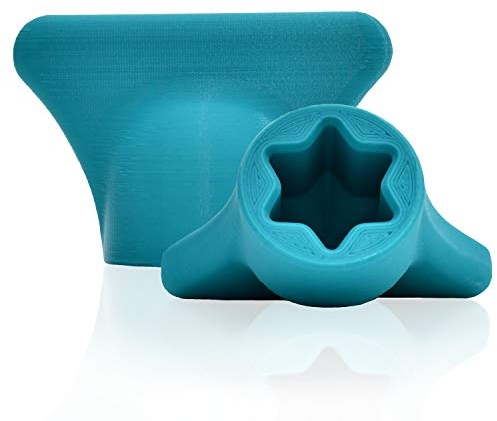 mix-slider - Teigblume für Thermomix, Teiglöser Zubehör für Vorwerk Küchenmaschine TM31 3D Gedruckt Made in Germany (Türkis)