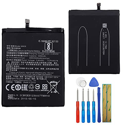 E-yiiviil Batterie de rechange BM3E compatible avec Xiaomi 8 MI8 avec outils