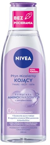 NIVEA Beruhigende Mizellarflüssigkeit mit Aminosäurekomplex und Dexpanthenol für empfindliche und überempfindliche Haut 200 ml