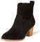 Amazon Essentials Stivaletti Western Con Tacco a Strati Donna, Nero, 35 EU