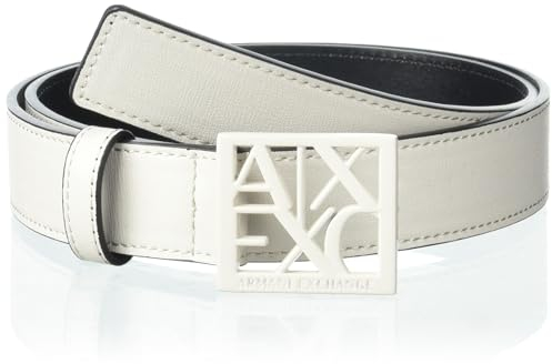 Armani Exchange Damen Ax Tonal Logo Hardware Gürtel, Giselle, 85