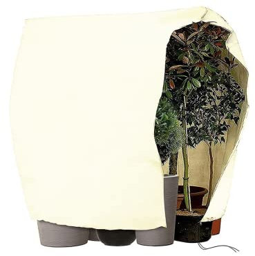 FALARRIMIGO 1pc Voile Hivernage Plante Exterieur 75g/m²Toile de Protection Plante Hiver pour Citronnier,Palmier,Olivier (1pc 100 * 120cm)