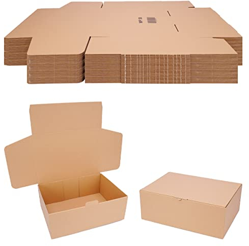 verpacking Faltschachteln 350 x 250 x 130 mm Braun (Außenmaß 355 x 255 x 135 mm) WP 50 Versandkarton DHL Karton Hermes DPD GLS Verpackung (100 Stück)