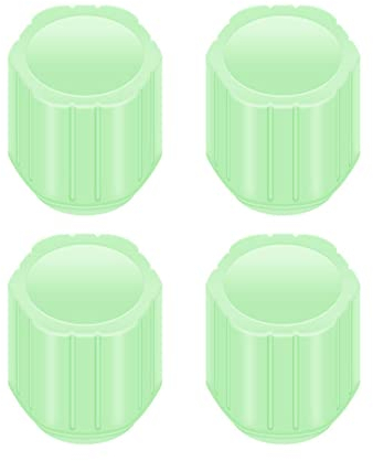 ZIRYXQ Autoreifen-Ventilkappe Licht Anwendbar Auto Motorrad Fahrrad Rad Leuchtende Ventildekorationen Kappe Fahrrad Vorbaukappen Ventil