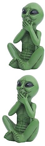 Cabilock 2 Stücke Lustige Harz Figurine Statue Dekoration für Home Office Garten Hochzeit