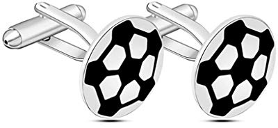Men's Football Badge Pin Cuff Links Fashion New Creative Football Bottle Caps Men's Shirt Cuff Links Accessories Wholesal