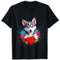 Colorful Husky – Valentine Heart Rainbow Husky T-Shirt