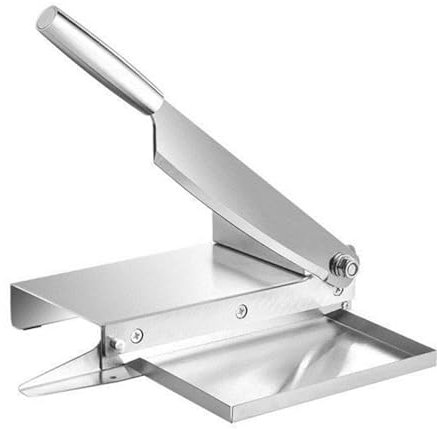 OYWEHECE Slicer Manuelle Fleischschneider Cutter mit Skala Edelstahl Schneidemaschine Hand Kraut Wurzel Slicer für Salami Schinken Speck Gemüse Deli Ginseng Fisch