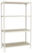PROREGAL Schwerlastregal MID MULI | HxBxT 150x80x30cm | 4 Fachböden | Fachlast 150kg | Weiß | Lagerregal Kellerregal Werkstattregal