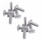 SRMAN M8 Gewinde T-Nut Drop-in Stud Schiebe Schraube Bolzen Silber Farbe 10 Stücke