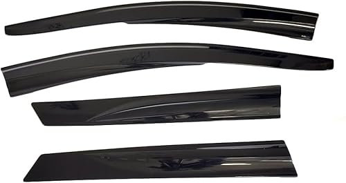 LUlude Auto-Windabweiser für Dacia Duster 2017-2024, halten Ihr Auto bei Regen belüftet, reduzieren Windturbulenzen, verbessern das Fahren