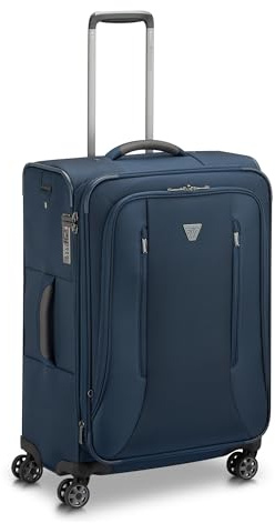 RONCATO City 3.0 Mittelgroßer Koffer 64 cm Erweiterbar - Nachtblau