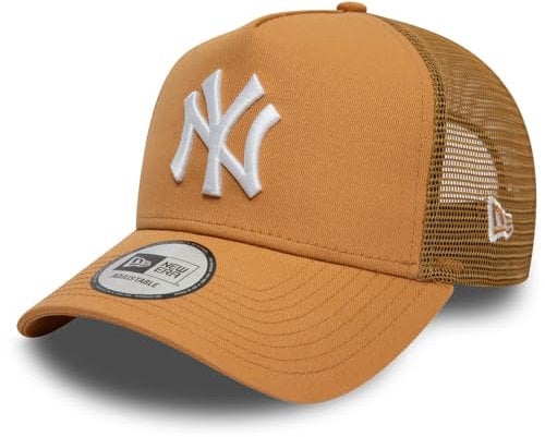 New Era A-Frame Trucker Cap - New York Yankees Camel