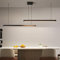 Mikeru Hängelampe LED Schwarz, 200cm Doppel LED Pendelleuchten Höhenverstellbar 3000k/4500k/6000k LED Dimmbare Hängeleuchte Modern Esszimmer 10% bis 100% für Küche, Schlafzimmer