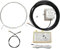 AURSINC MLA-30+ Portable Active Loop Antenna for HF Shortwave Radio Antenna 50KHz-30MHz with 10m Feeder, Built-in Low Noise Amplifier, for Rooftop, Balcony