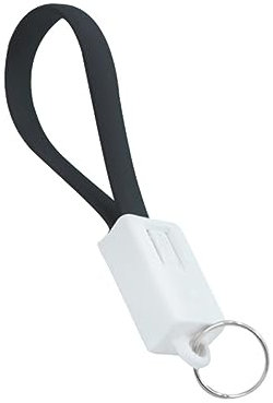 HOMSFOU Micro Usb Cable Keyring Usb Cable Key Holder for Smartphones Multi-purpose Accessory