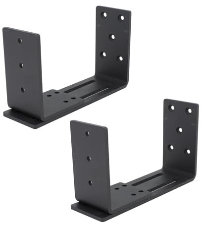 Door Security Bar, Door Barricade Security Bar U Bracket Drop Open Bar Holder Steel for Home, Barn, Shed, Garage