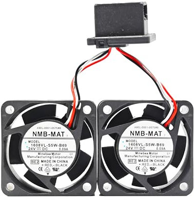 Hyyudiut Ventilateur de Refroidissement 1608VL-S5W-B69 DC 24 V 0,09 A 2,16 W 4020 40 x 40 x 20 connecteur 6 Broches