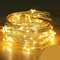120 LEDs Lichterkette 12 Meter Silbernedraht Kupferdraht Lichterkette für Party, Garten, Hochzeit, Innen Außen