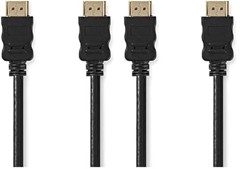 NEDIS CABLE HDMI HIGH SPEED 3m (Lot de 2)