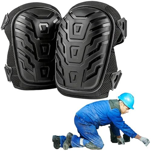 KLLJ Ginocchiere Lavoro,Ginocchiere,Ginocchiere Lavoro Piastrellista,Ginocchiere Regolabili per Artigiani,Ginocchiere Protettive Antiscivolo,Regolabili Ginocchiere di Protezione per Lavoro
